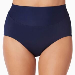 Amoressa by Miracle Suit Swim‎ Wear Martini New Moon Blue High Waisted 10